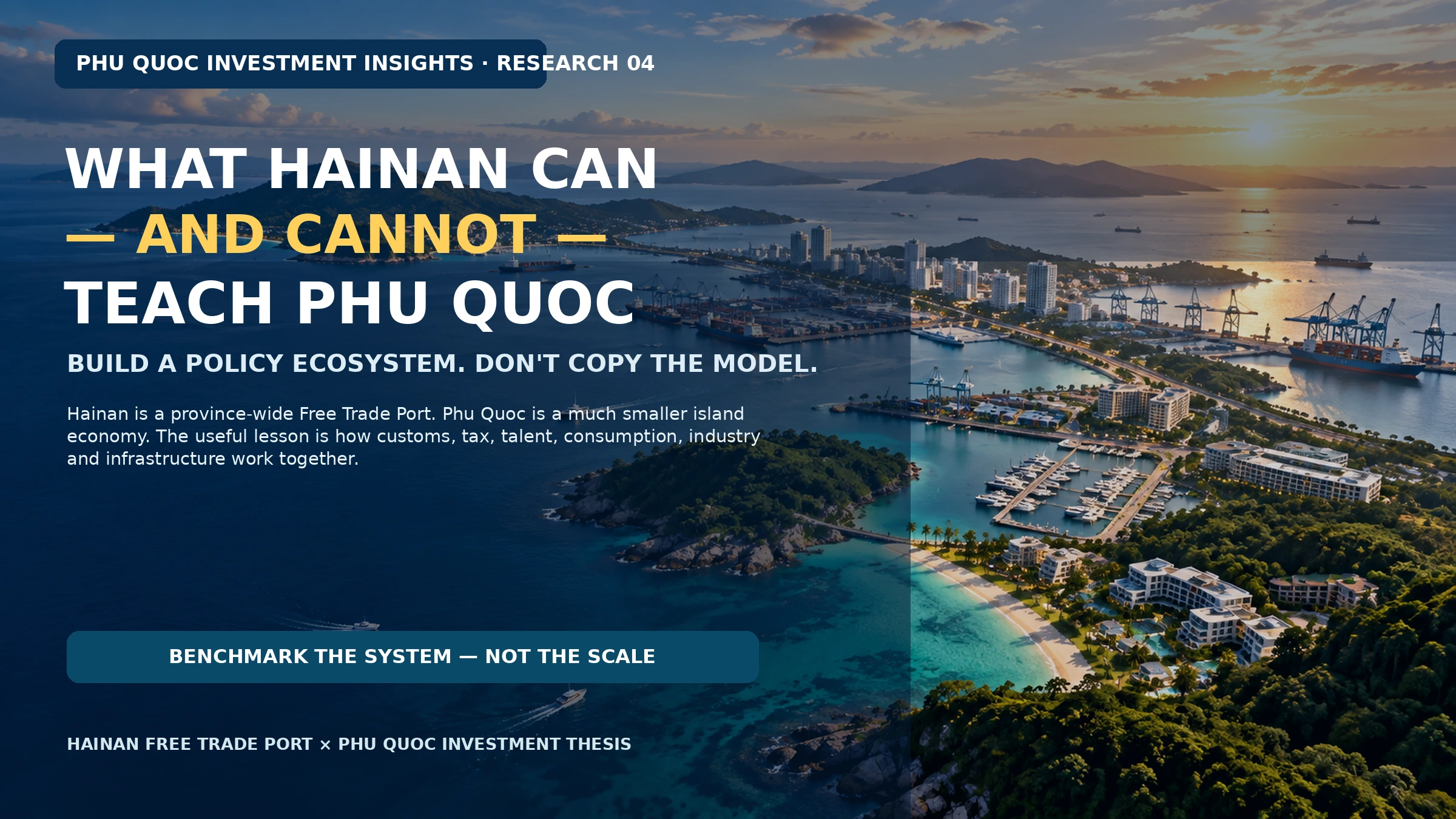 What Hainan can and cannot teach Phu Quoc
