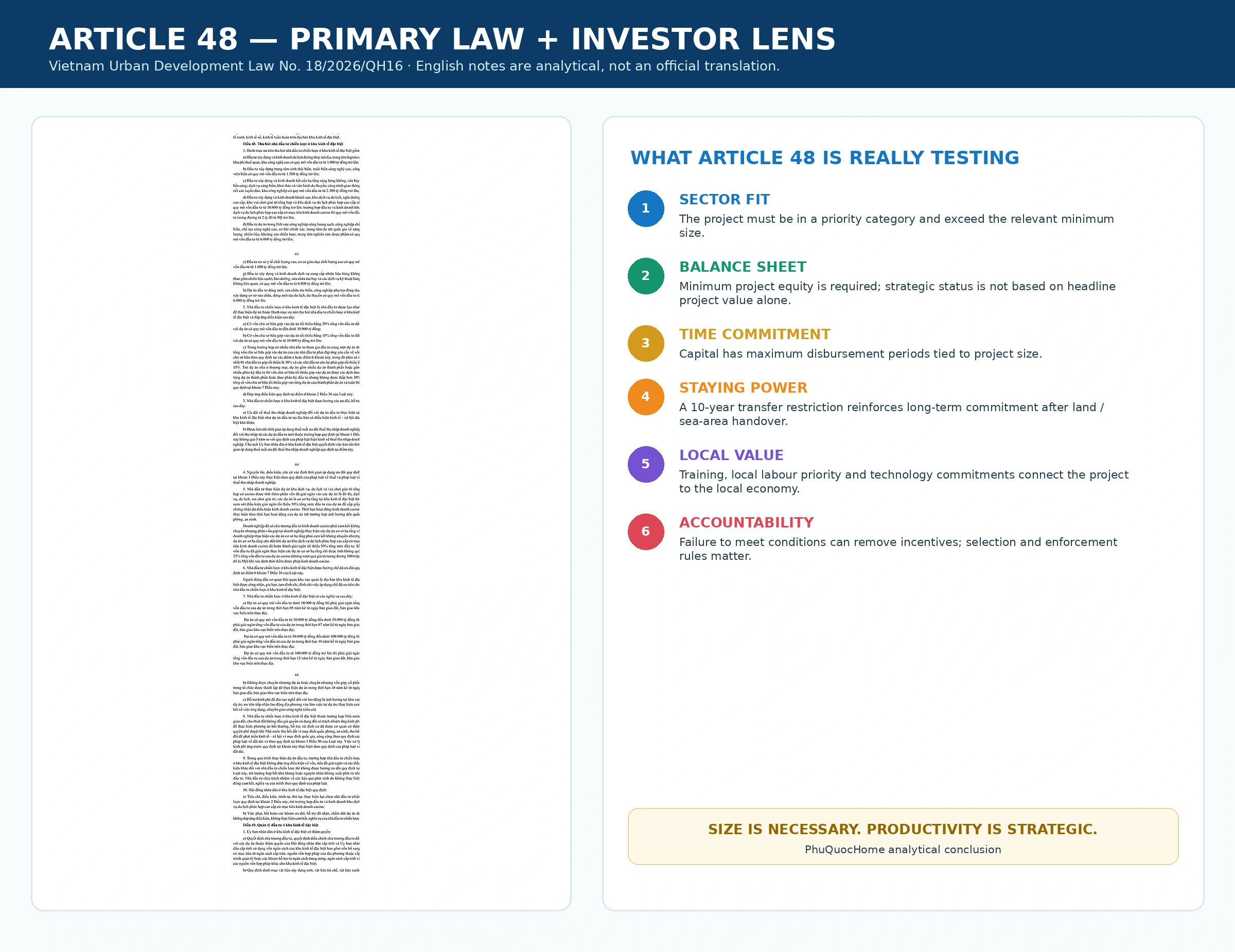 Article 48 strategic investors primary law and investor lens