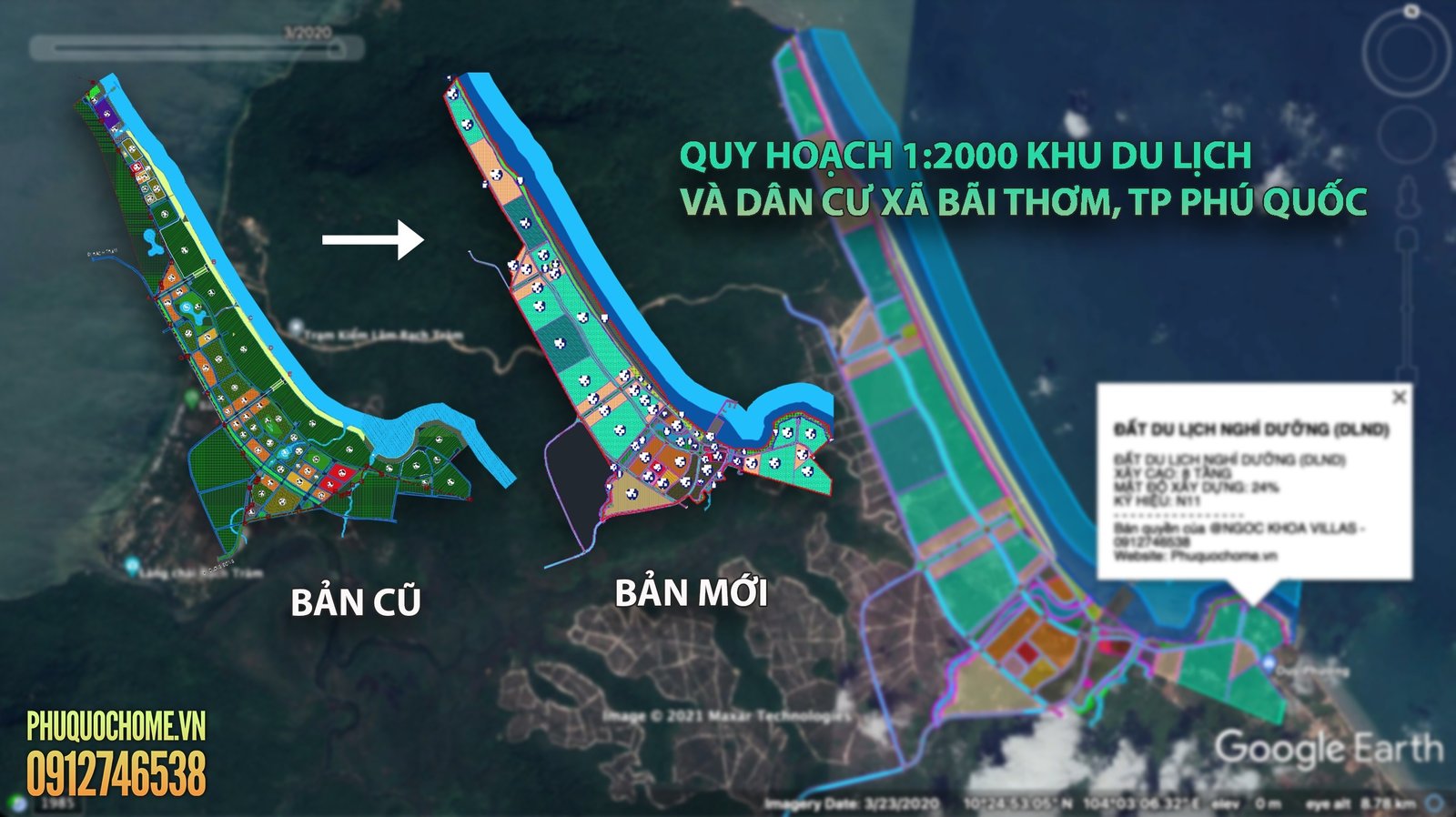 QUY HOẠCH 1-2000 BÃI THƠM PHÚ QUỐC