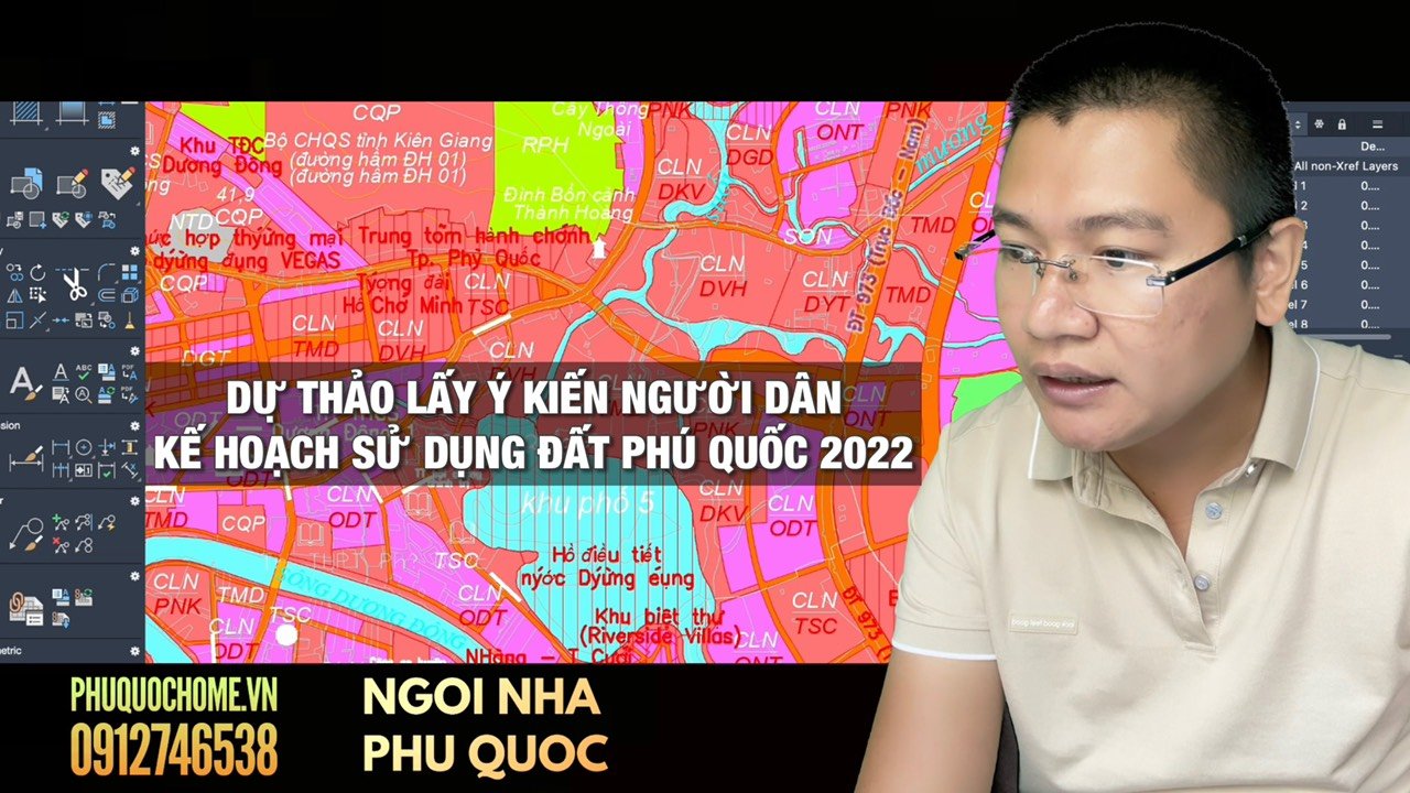 dự thảo lấy ý kiến người dân về kế hoạch sử dụng đất Phú Quốc năm 2022