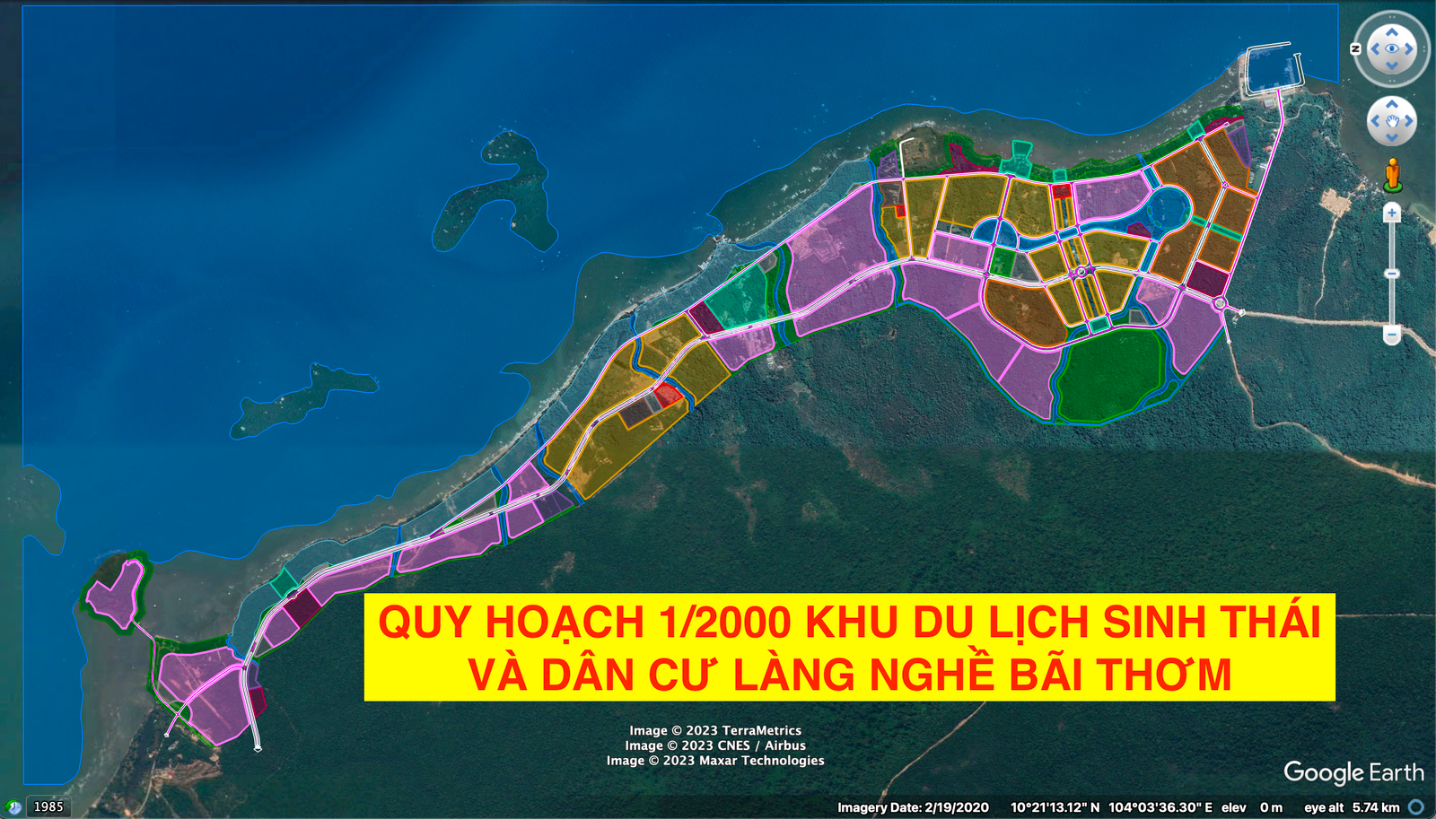 Quy hoạch dân cư làng nghề và khu du lịch sinh thái Bãi Thơm
