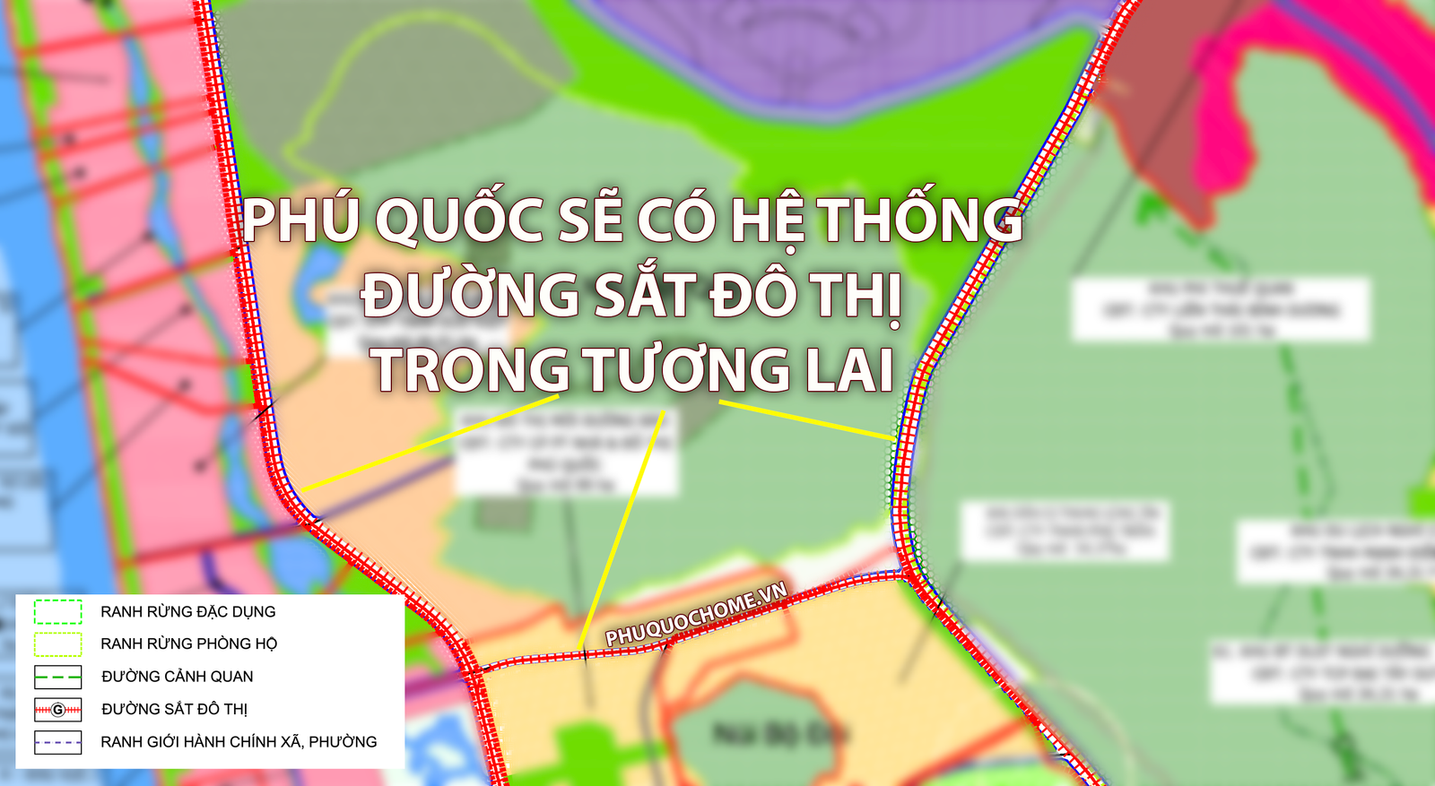 Phú Quốc sẽ có hệ thống đường sắt đô thị trong tương lai