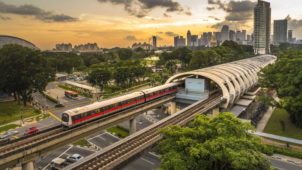 Tàu điện nhẹ LRT/MRT Singapor
