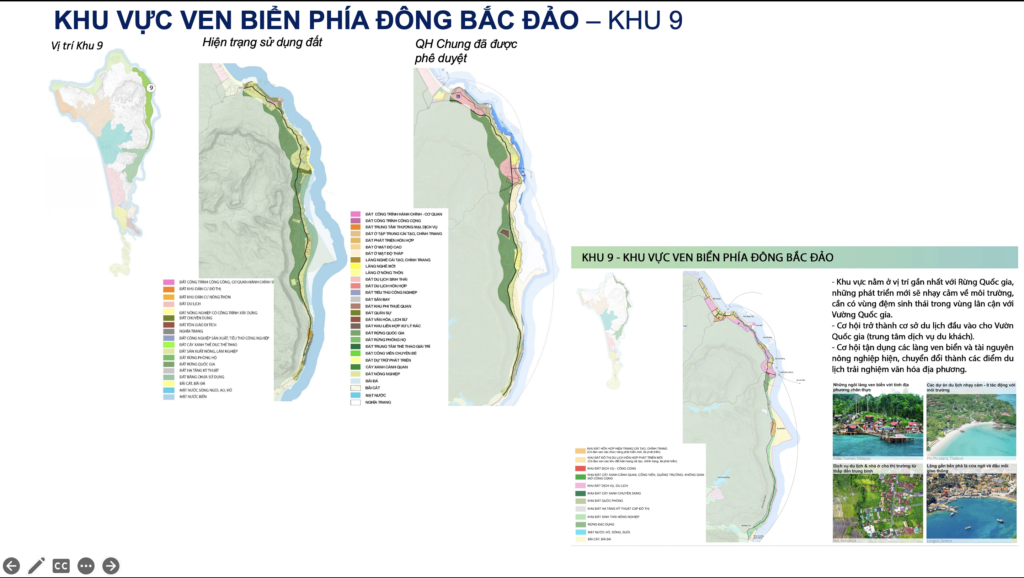 Quy hoạch Ven biển phía Đông Bắc Đảo (Cây Sao, Bãi Bổn, Bãi Thơm) Phú Quốc điều chỉnh theo bản Quy hoạch Phú Quốc đến năm 2040