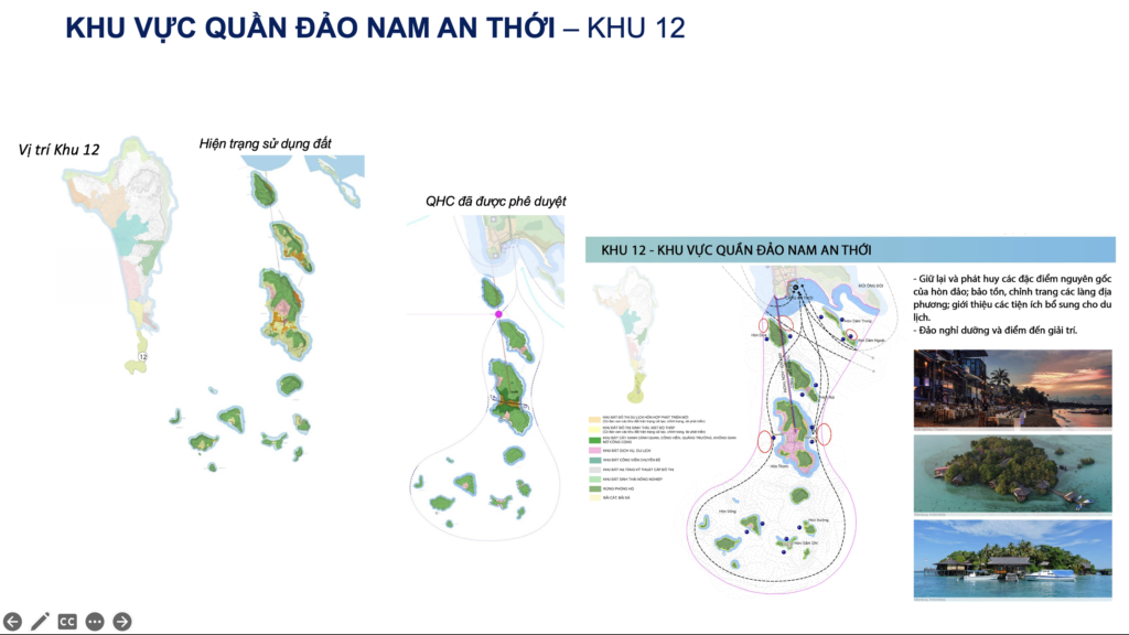 Quy hoạch Quần đảo Nam An Thới  Phú Quốc điều chỉnh theo bản Quy hoạch Phú Quốc đến năm 2040