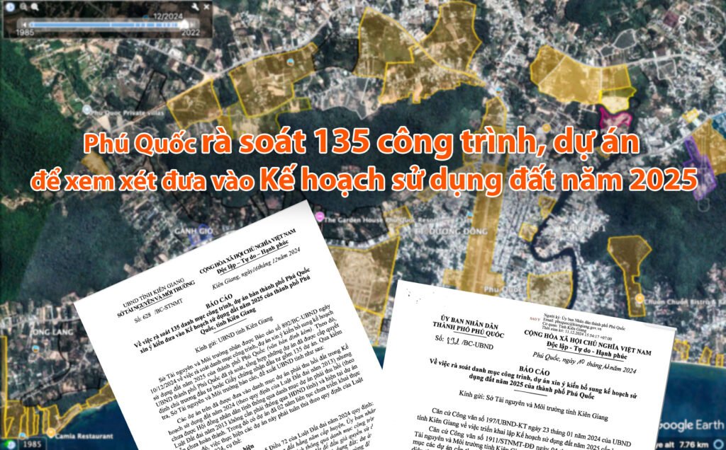 Phú Quốc rà soát 135 công trình, dự án để xem xét đưa vào Kế hoạch sử dụng đất năm 2025