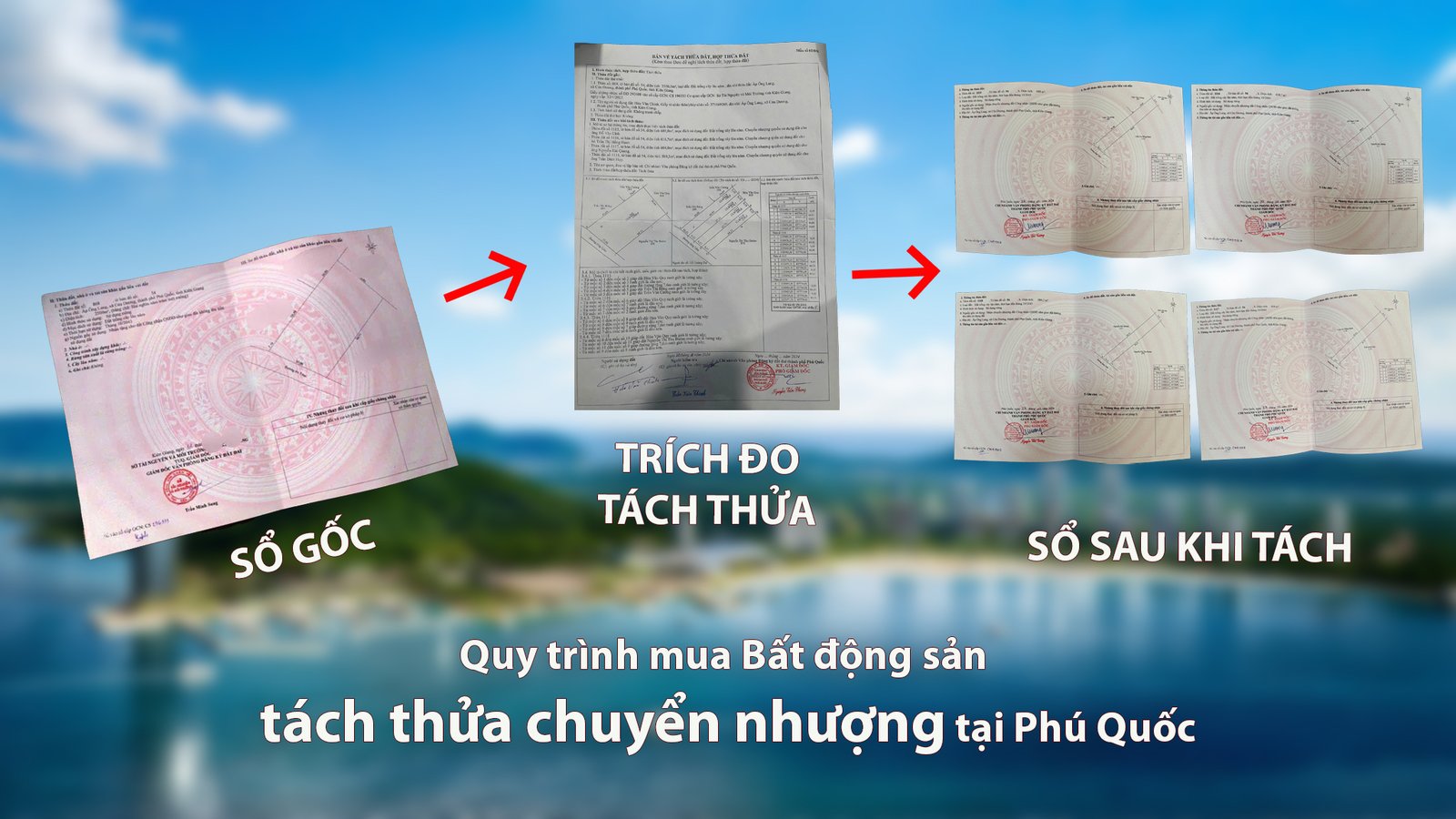 quy trình tách thửa chuyển nhượng tại Phú Quốc
