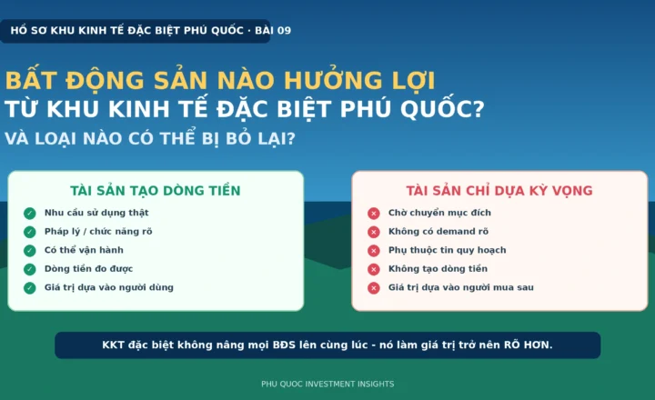 Bất động sản nào hưởng lợi từ Khu kinh tế đặc biệt Phú Quốc
