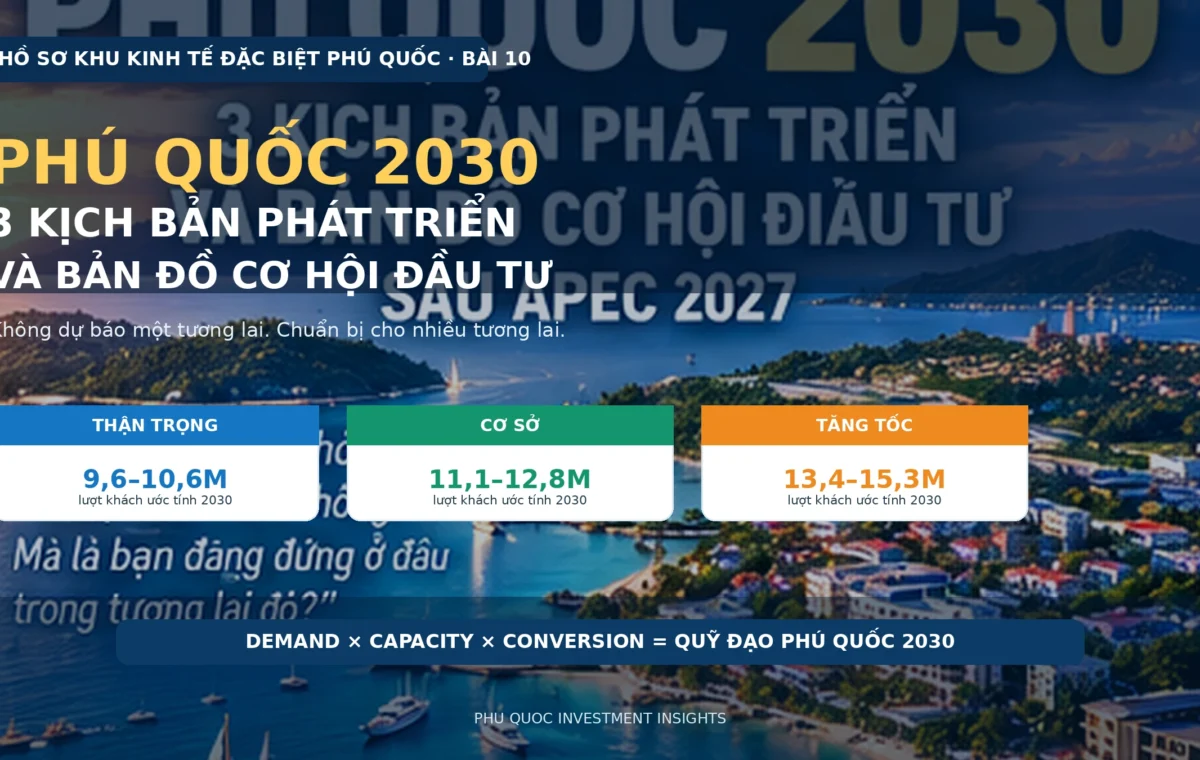 Phú Quốc 2030 ba kịch bản phát triển và cơ hội đầu tư