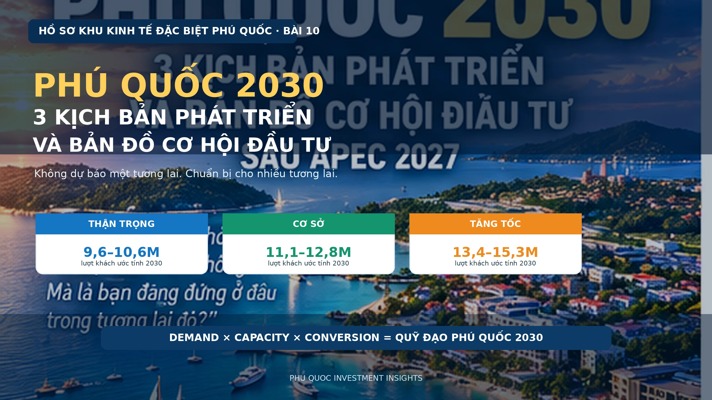 Phú Quốc 2030 ba kịch bản phát triển và cơ hội đầu tư