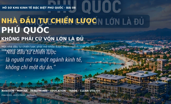 Nhà đầu tư chiến lược Phú Quốc không phải cứ vốn lớn là đủ
