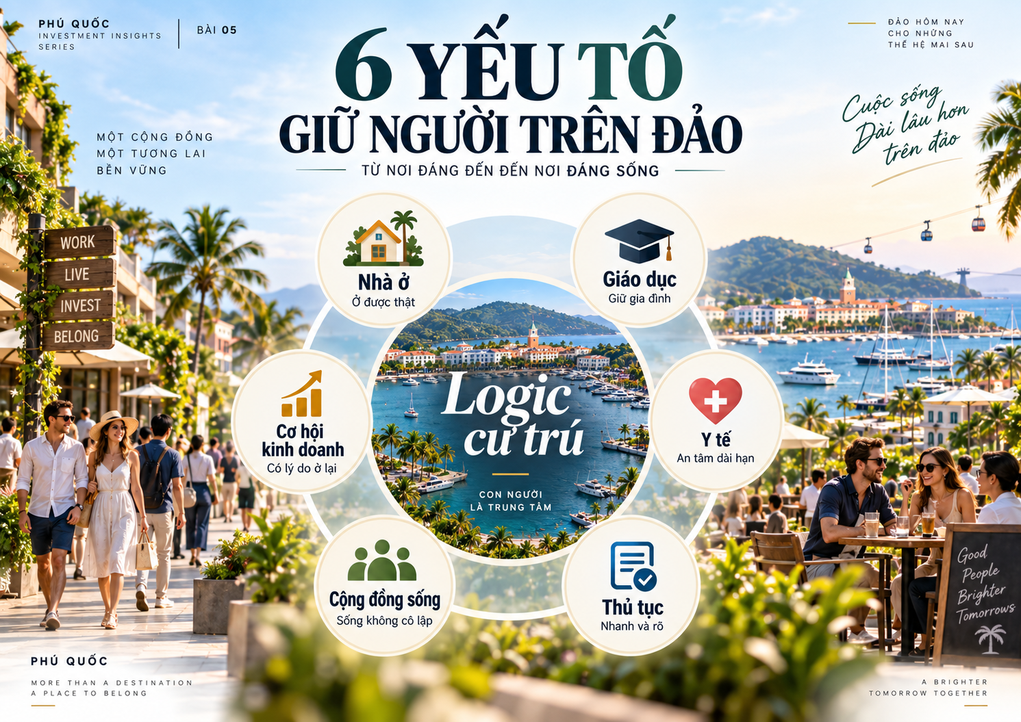6 yếu tố giúp giữ người ở lại lâu dài trên đảo Phú Quốc