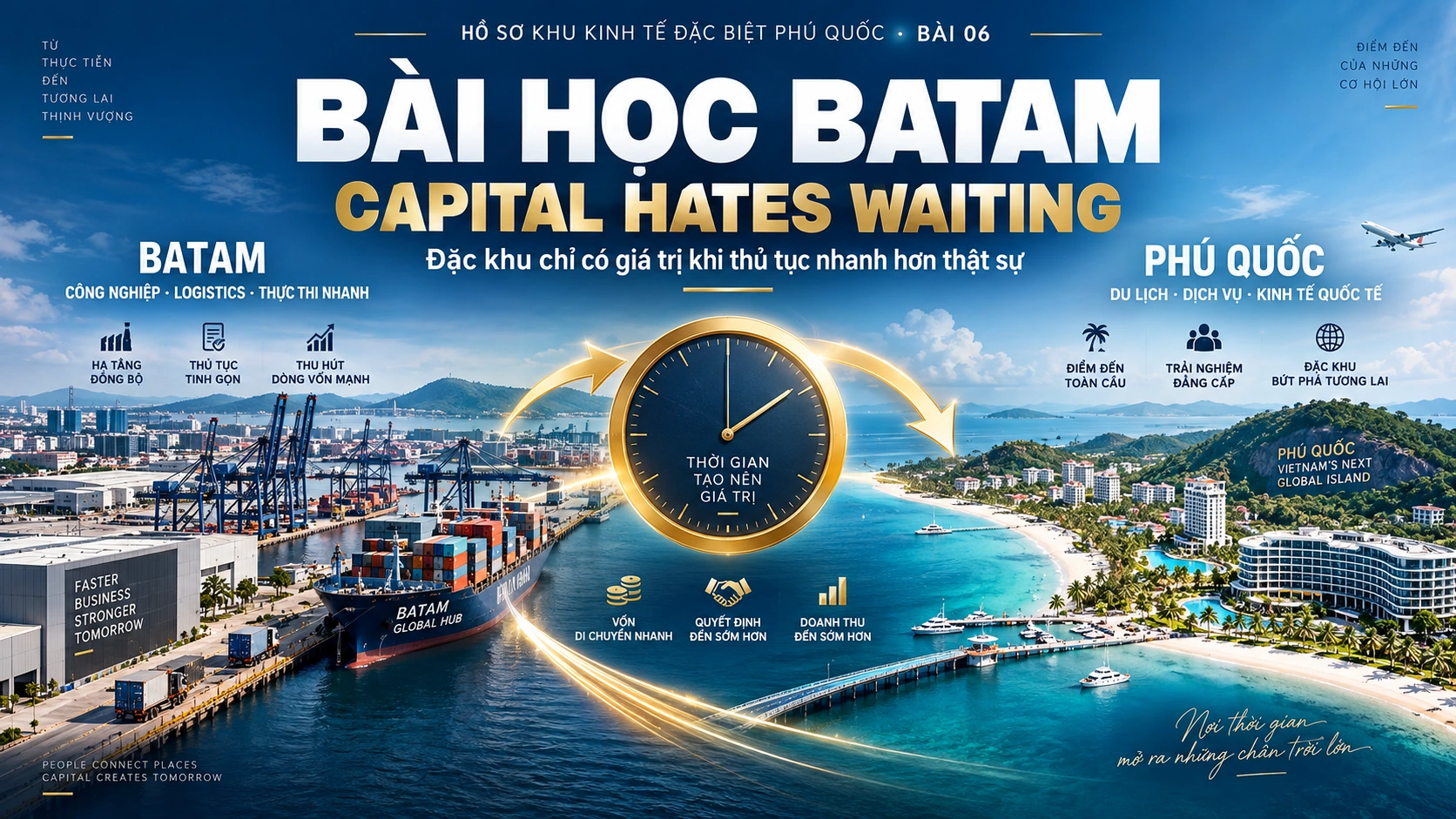 Bài học Batam cho Phú Quốc: Capital Hates Waiting
