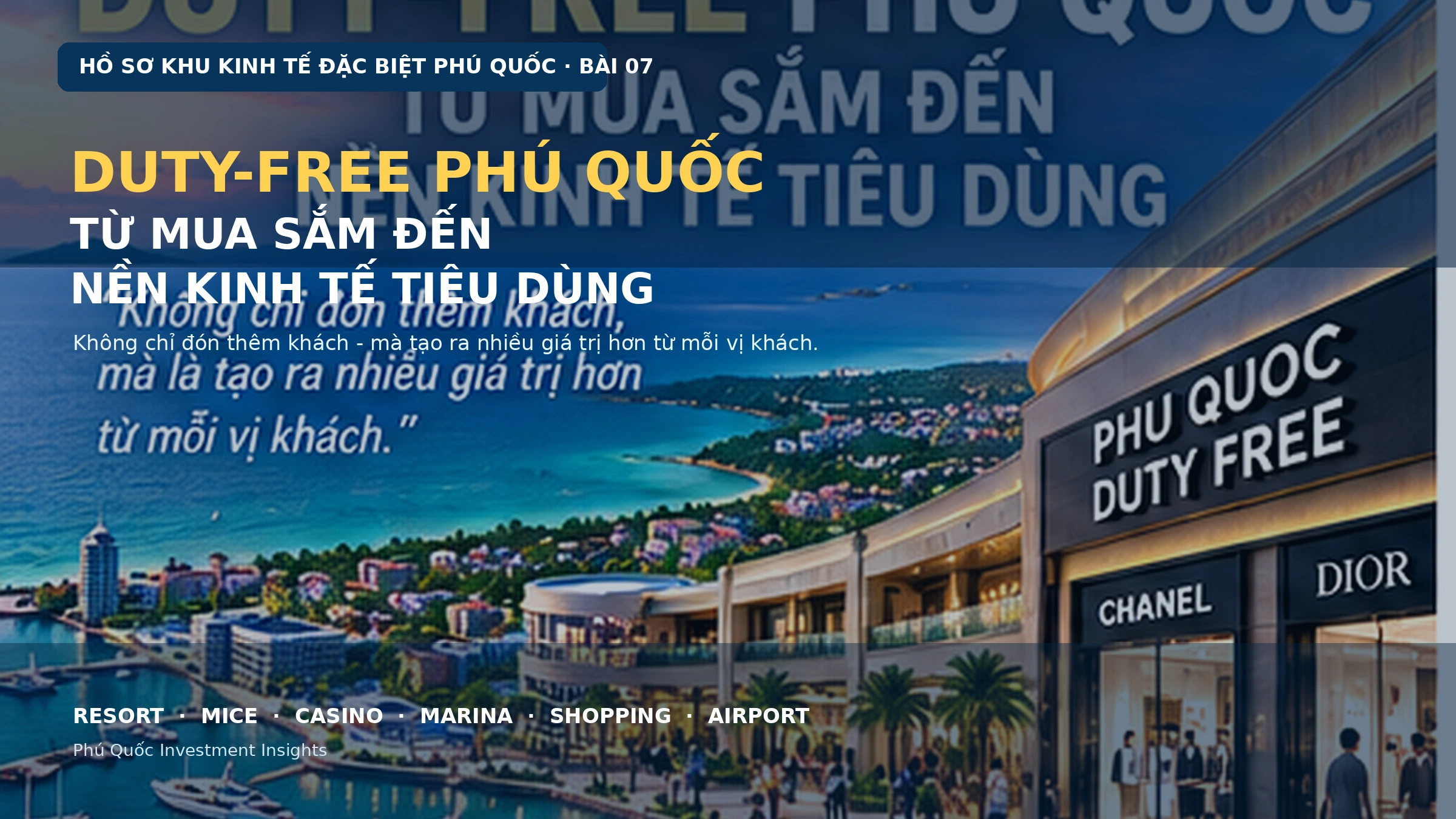 Duty-free Phú Quốc từ mua sắm đến nền kinh tế tiêu dùng