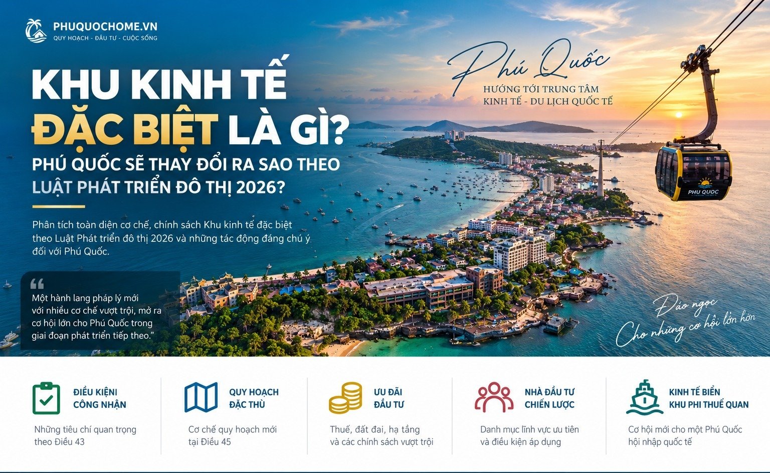 Khu kinh tế đặc biệt Phú Quốc góc nhìn đầu tư 2026 2030