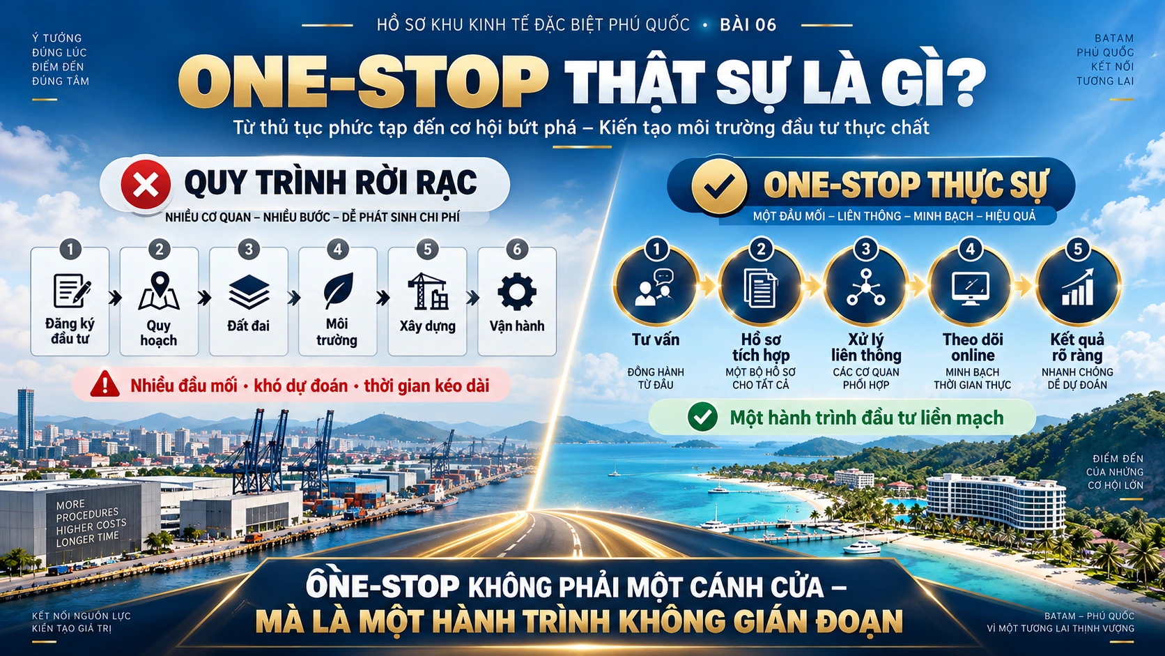 One-stop thực sự là gì trong Khu kinh tế đặc biệt